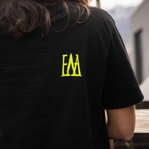 T-Shirt DIVAK Black & Yellow Rubber