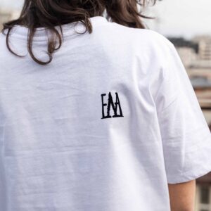 T-Shirt FOODIE White & Black Plush