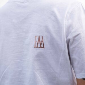 T-Shirt BURYA White & Rose Gold