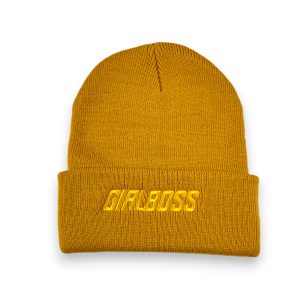 Beanie GIRLBOSS Mustard