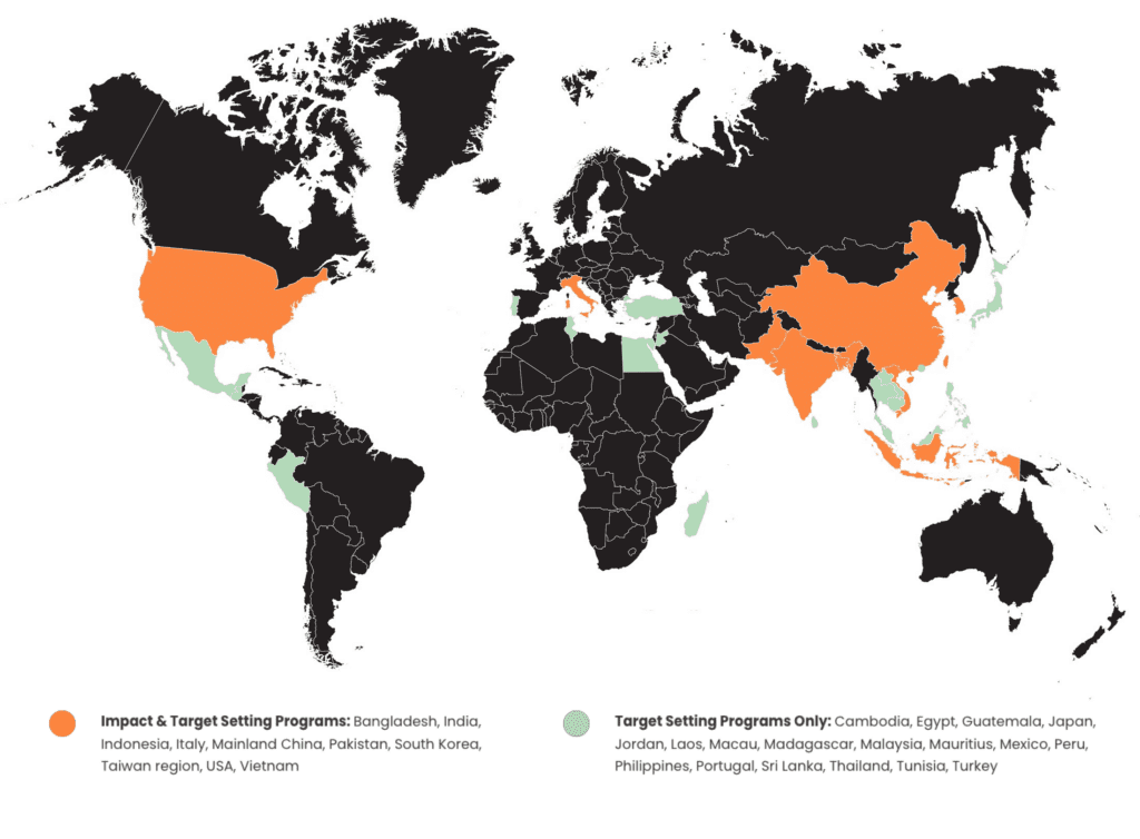World map graphic
